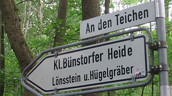 Hinweisschilder fr die Klein Bnstorfer Heide - Foto: PHB