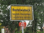Ortseinfahrt Bostelwiebeck